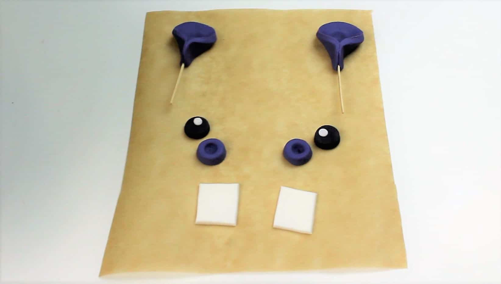 软糖河马的脸为蛋糕形象