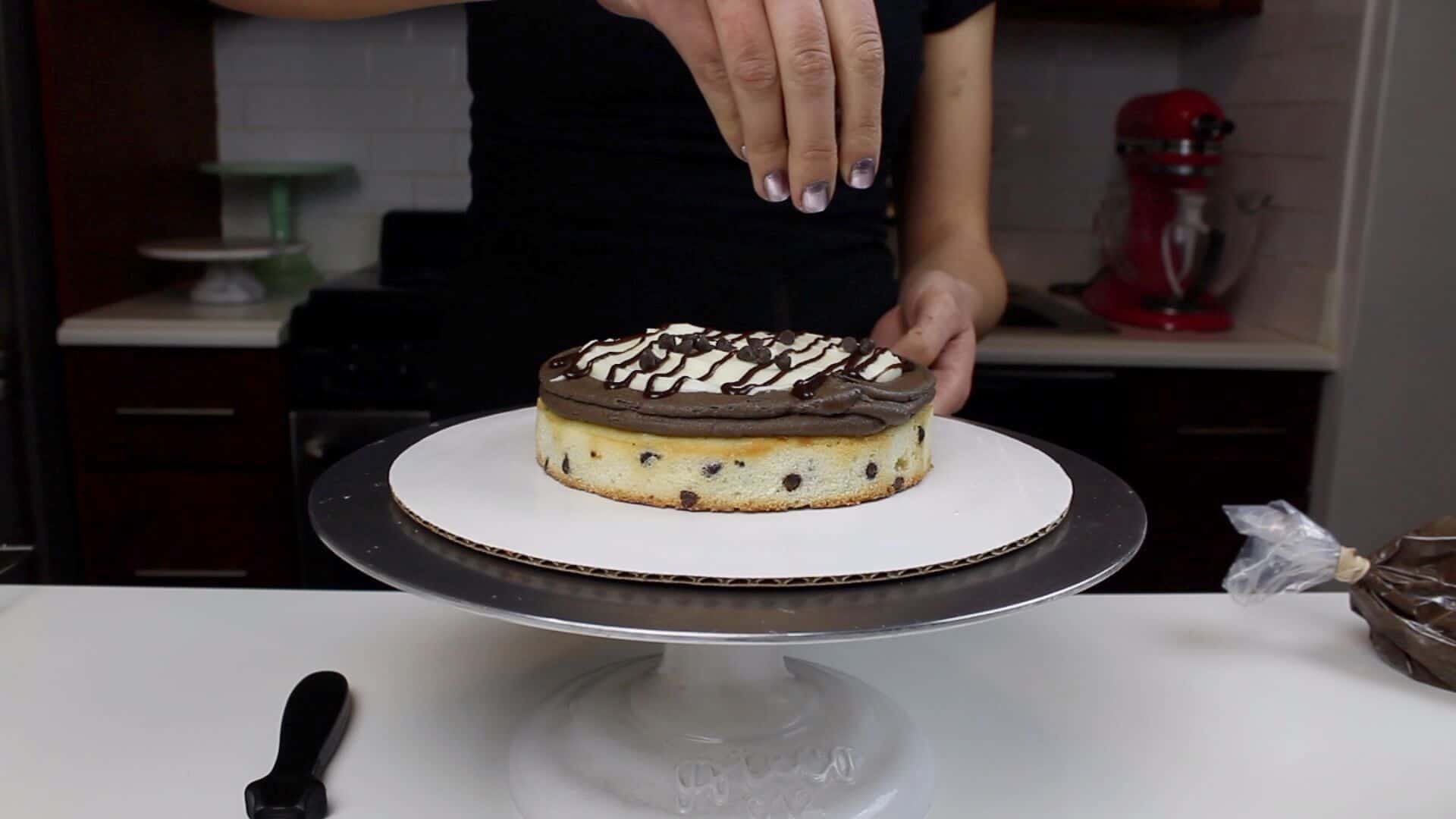 奶油甜馅煎饼卷芯片下降