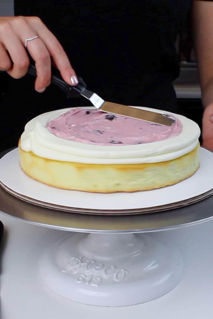 装满樱桃的霜坝图像