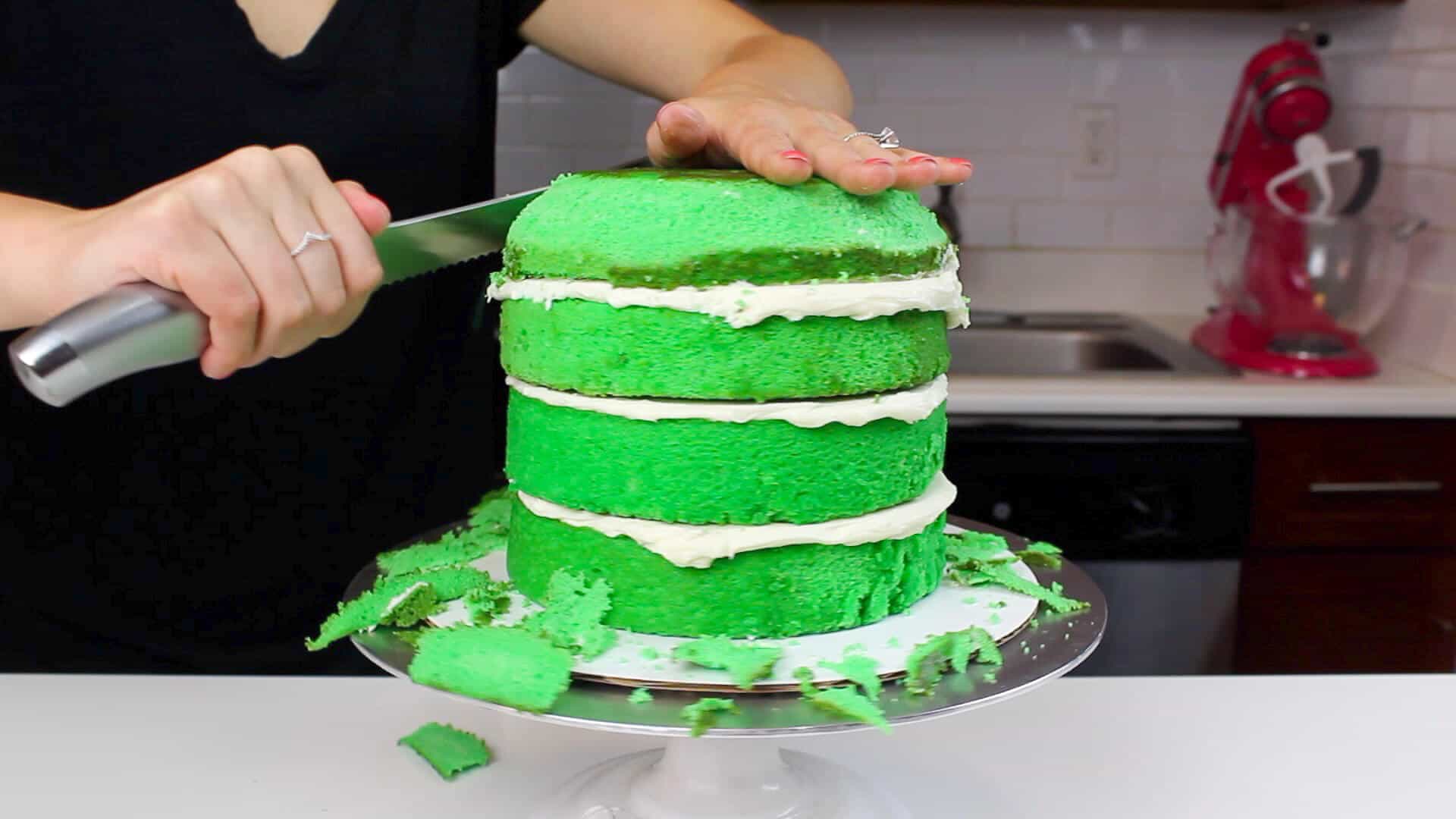 修整霜滤饼顶层