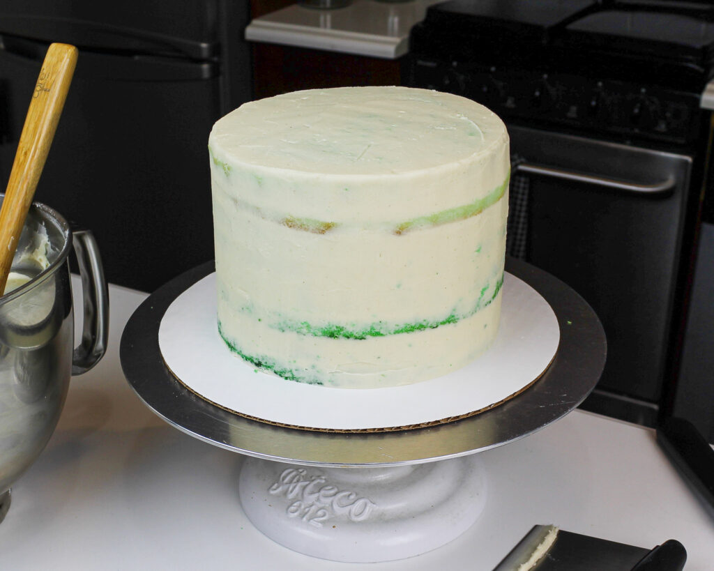 蛋糕面包屑的涂布的形象,愿圣诞节装饰