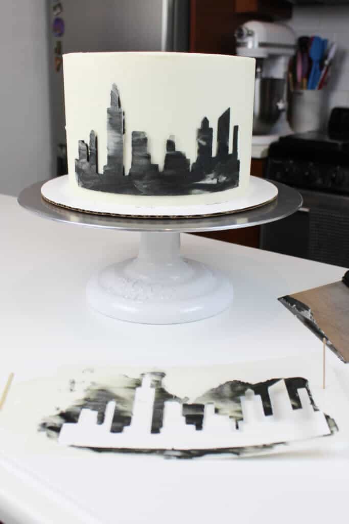 天际线蛋糕照片