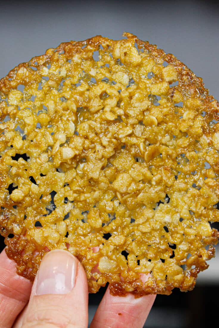 燕麦蕾丝饼干的图像