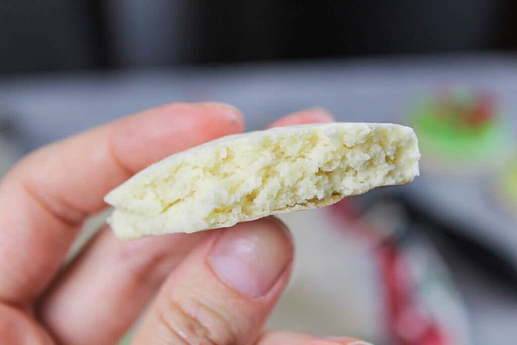 关闭糖曲奇饼射击用乳脂干酪