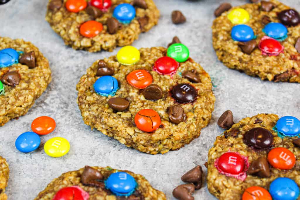 5个成分面筋免费怪物曲奇饼的图象