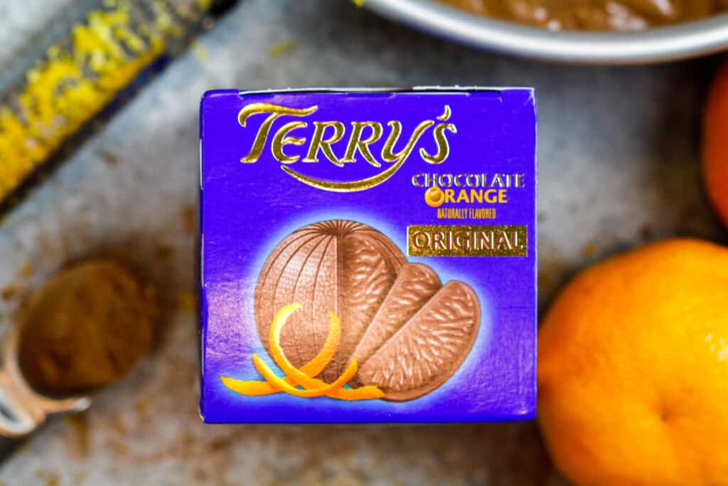 想象一个盒子里的巧克力橙