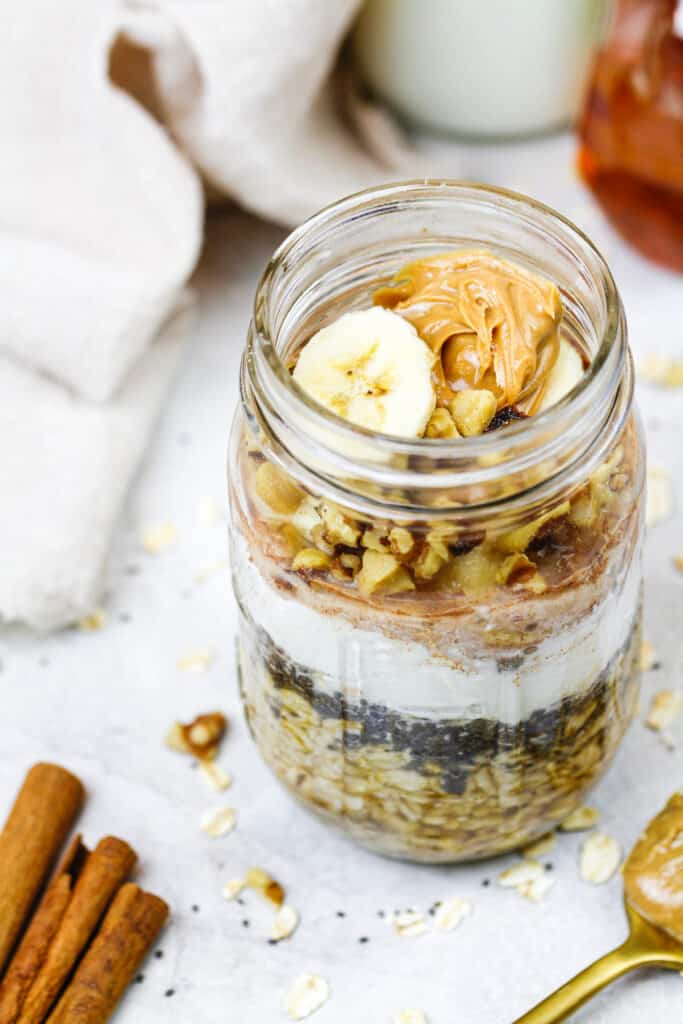 香蕉隔夜燕麦图像