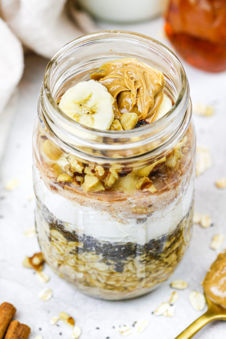 香蕉隔夜燕麦图像