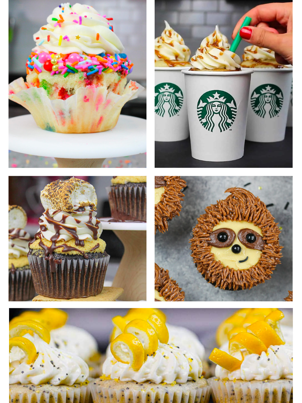 可爱的纸杯蛋糕的图像