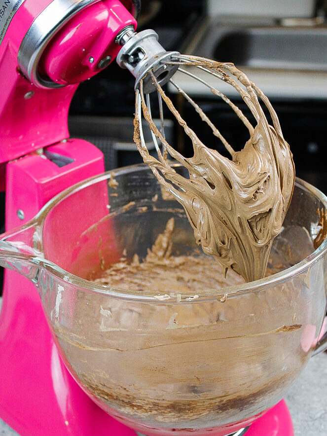 图像太软俄罗斯的巧克力奶油乳酪