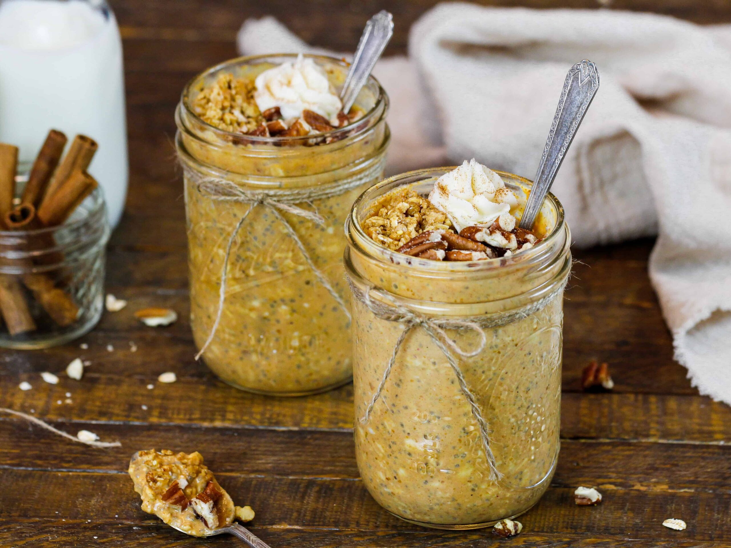 南瓜饼隔夜燕麦的形象