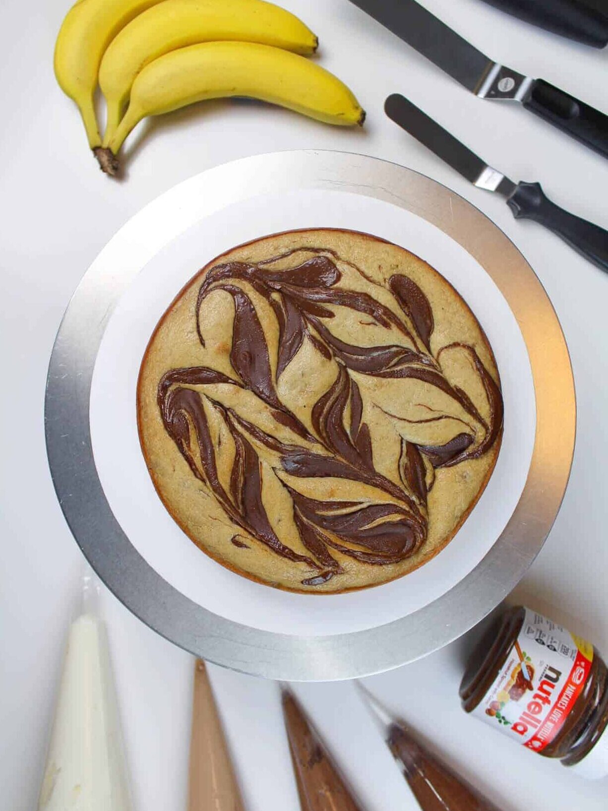 香蕉能多益蛋糕层的形象