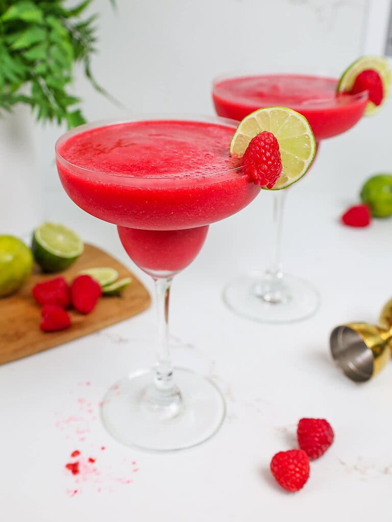 冷冻的覆盆子Daiquiri的图像